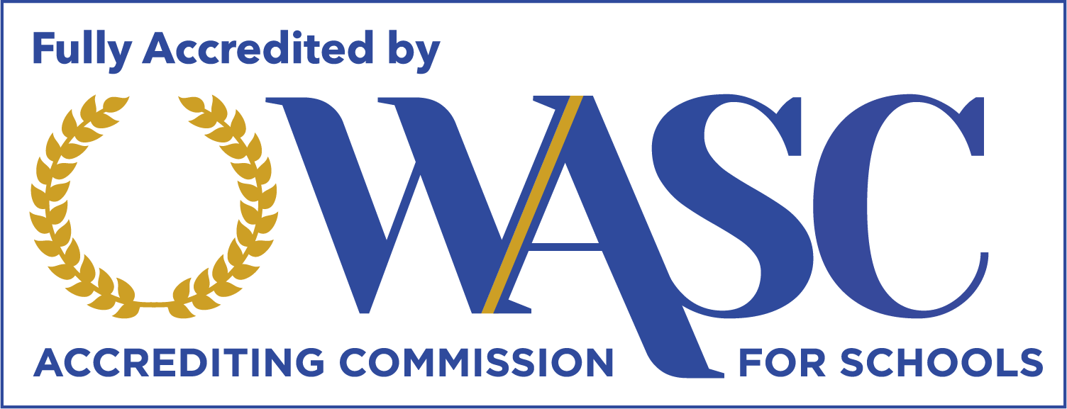 Fully accredited by the WASC Accreditation for Schools